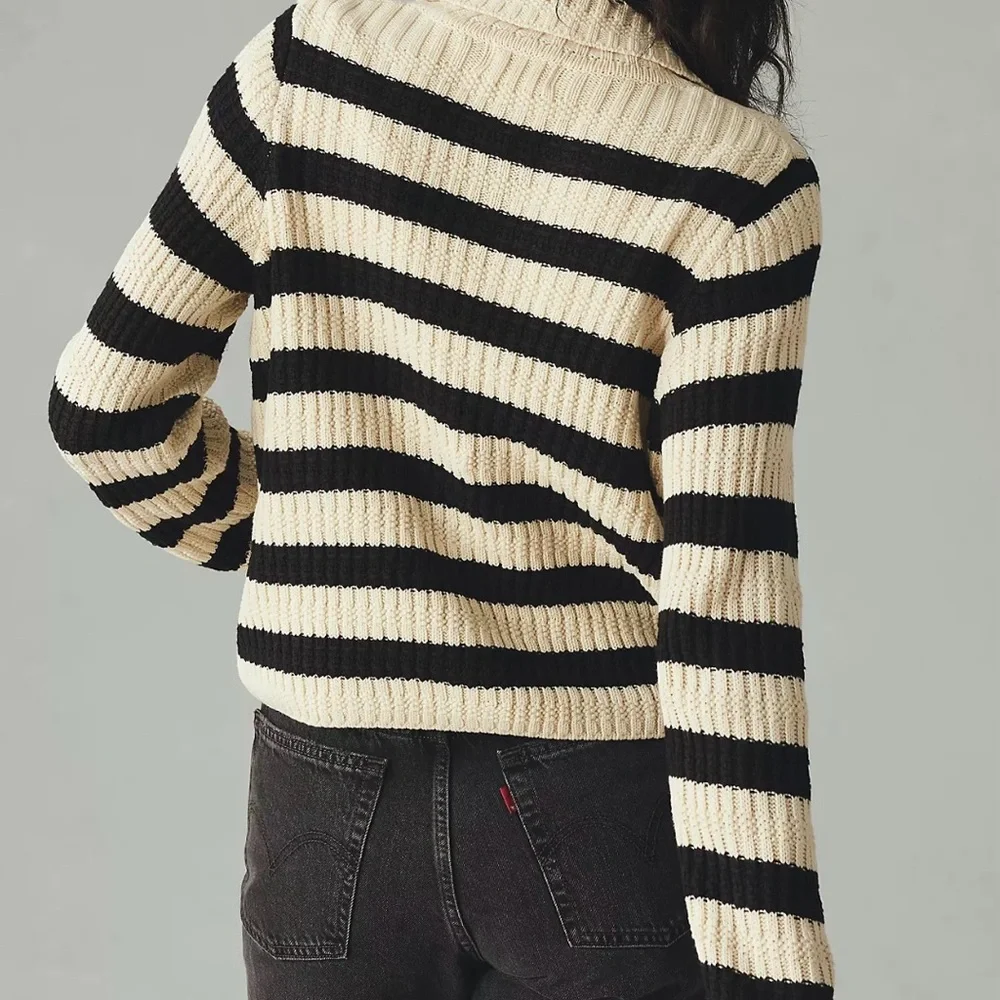 Maeve by Anthropologie The Greta Polo Cardigan Sweater size L - Picture 2 of 9